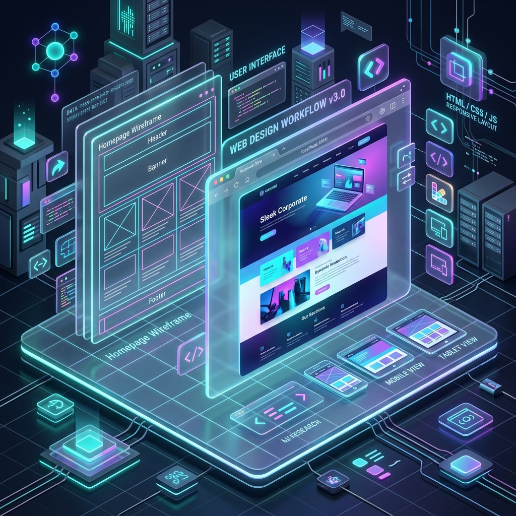 Web Design illustration